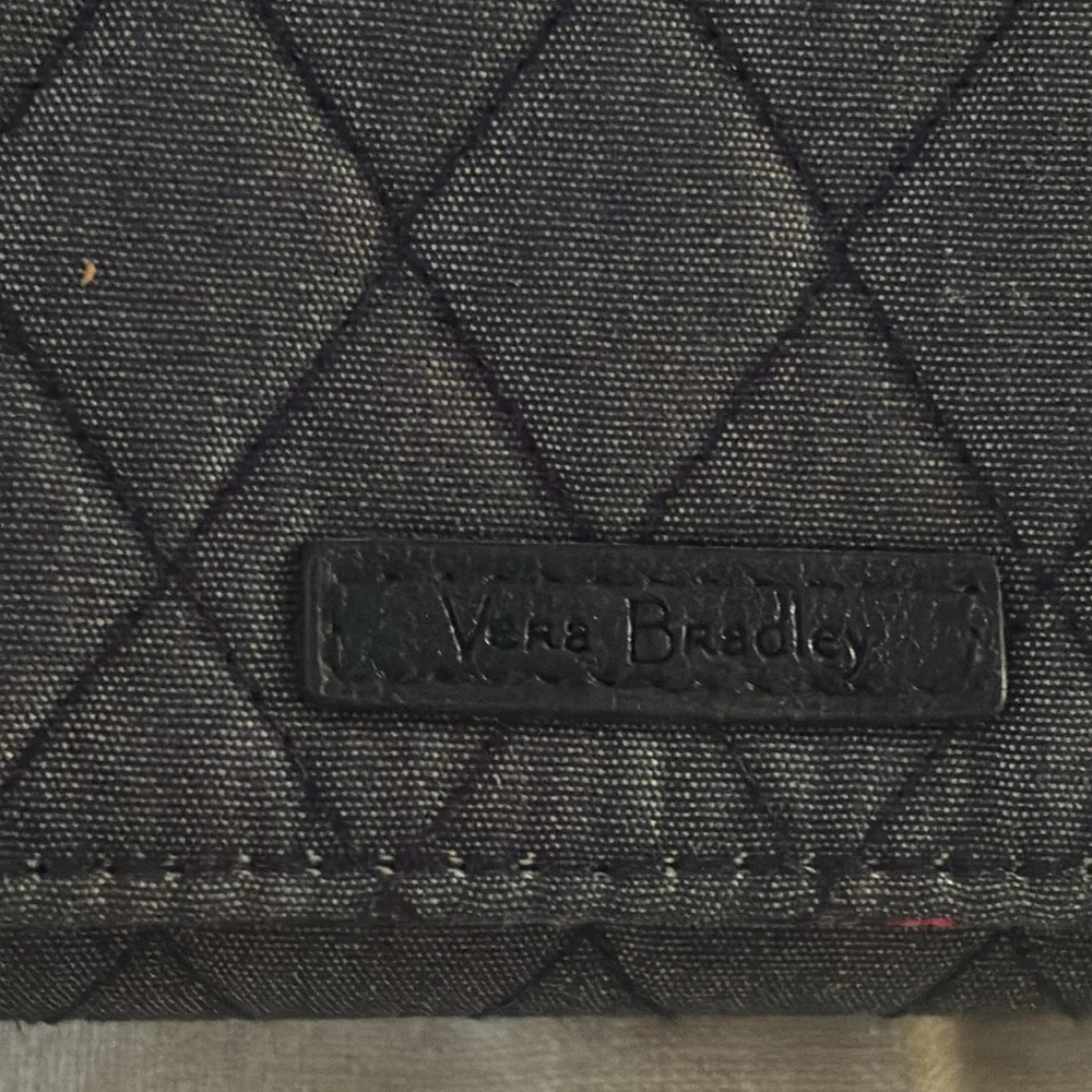 Vera Bradley Denim Moonlight Navy 3-in1 RFID All in One Crossbody Bag Wa… - Picture 2 of 6